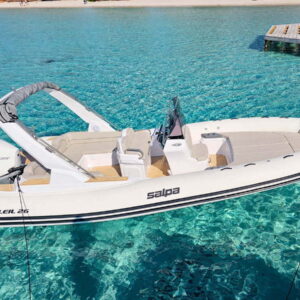 TELO COPRI GOMMONE MOD. SALPA 26 CON SPACCHI PER ROLLBAR IN VETRORESINA